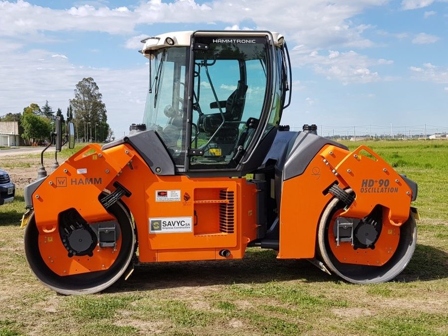 Aplanadora Tandem Vibratoria Hamm HD+90 VO